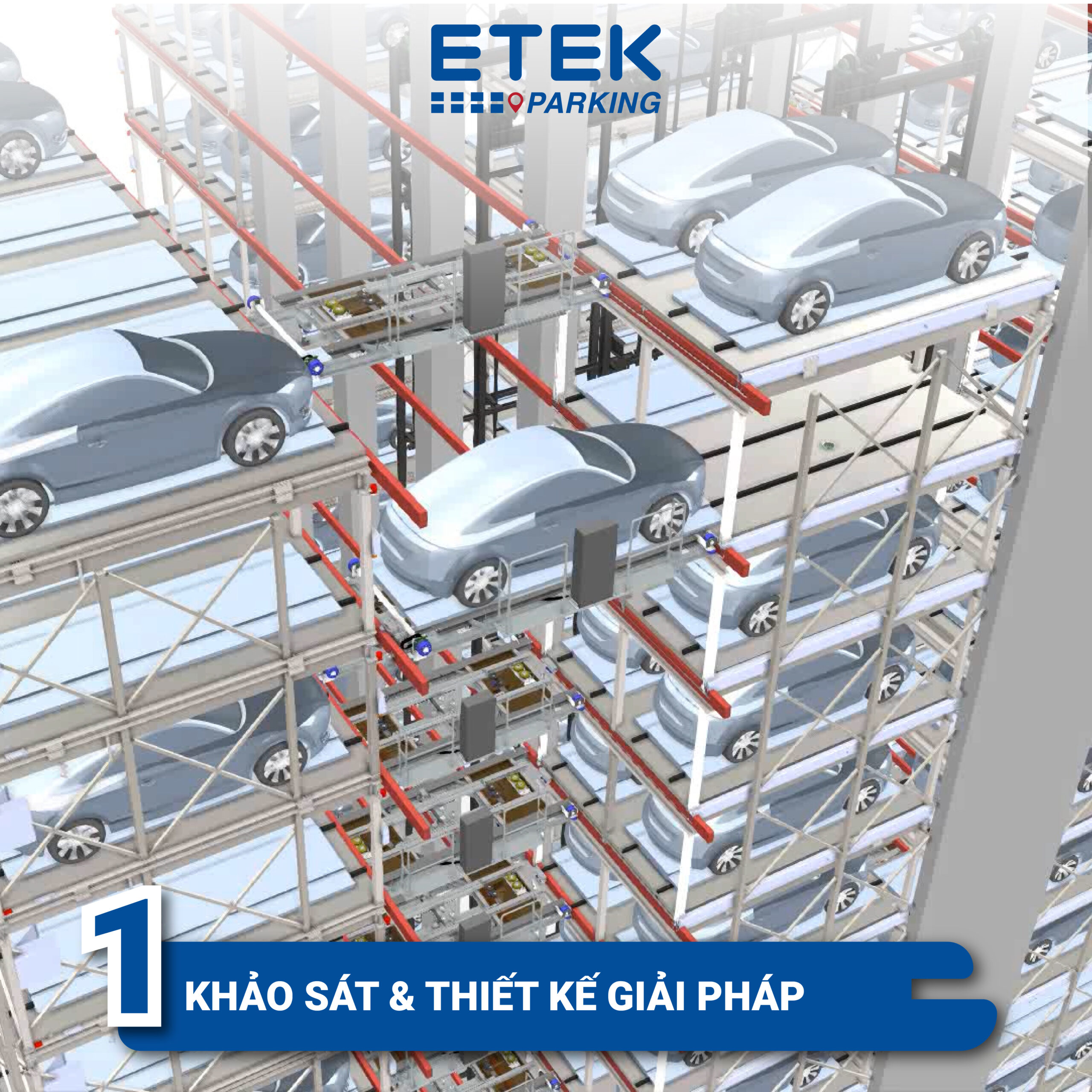 lắp đặt bãi đỗ xe thông minh