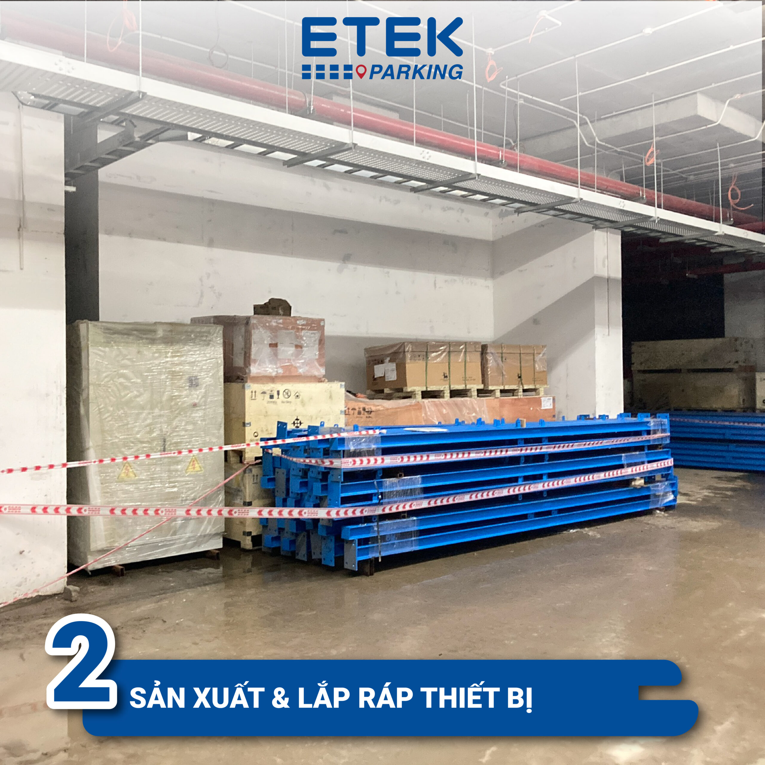 lắp đặt bãi đỗ xe thông minh