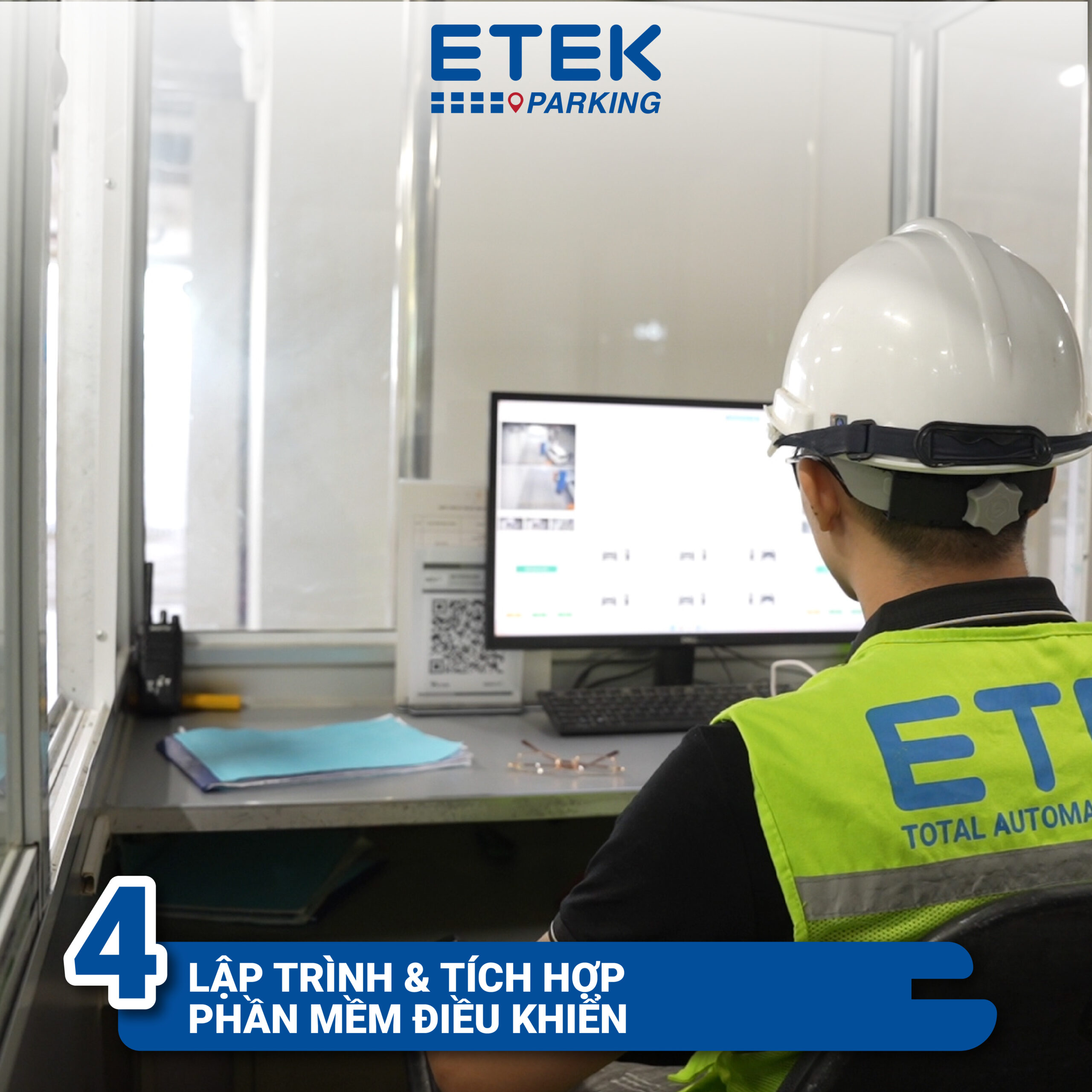 lắp đặt bãi đỗ xe thông minh