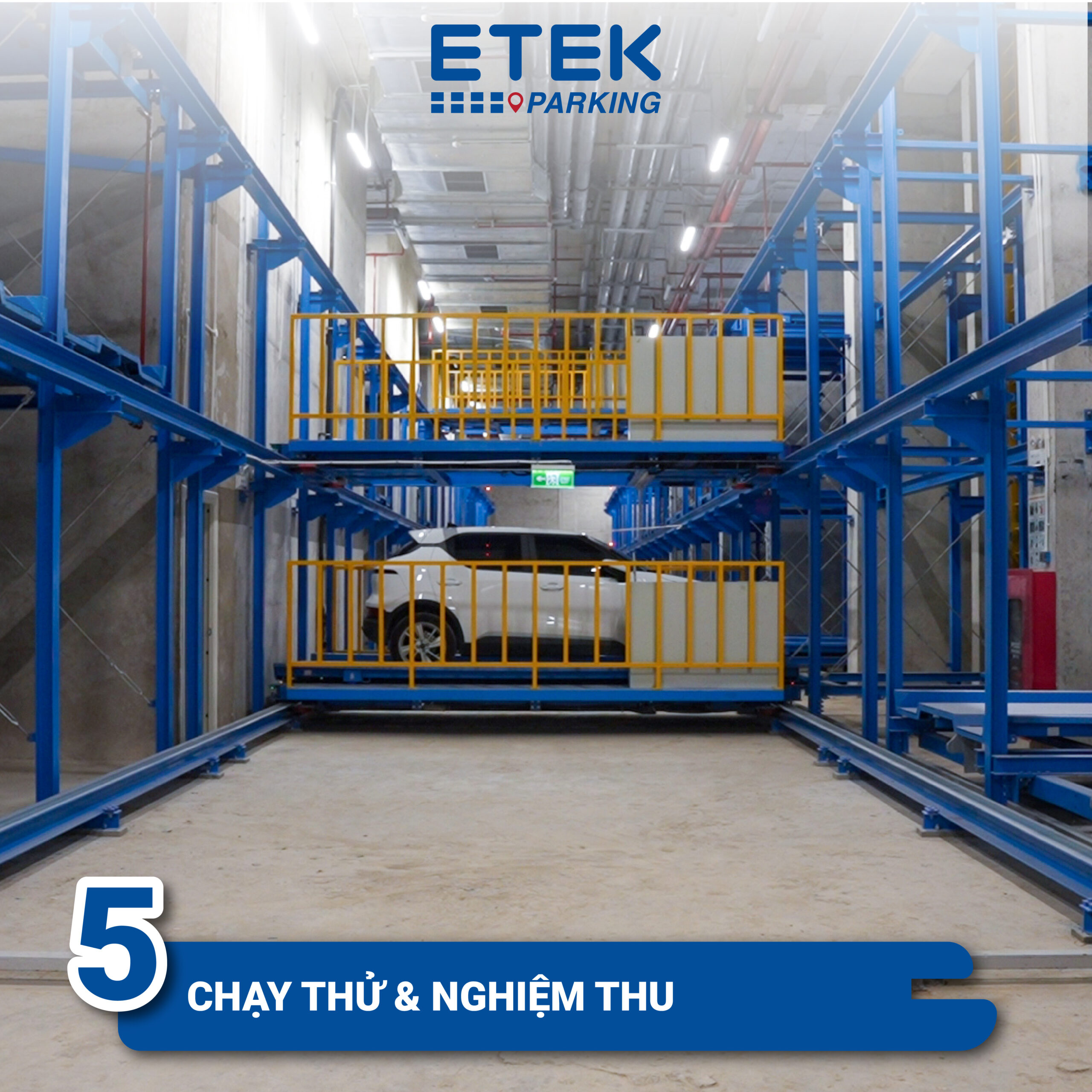 lắp đặt bãi đỗ xe thông minh