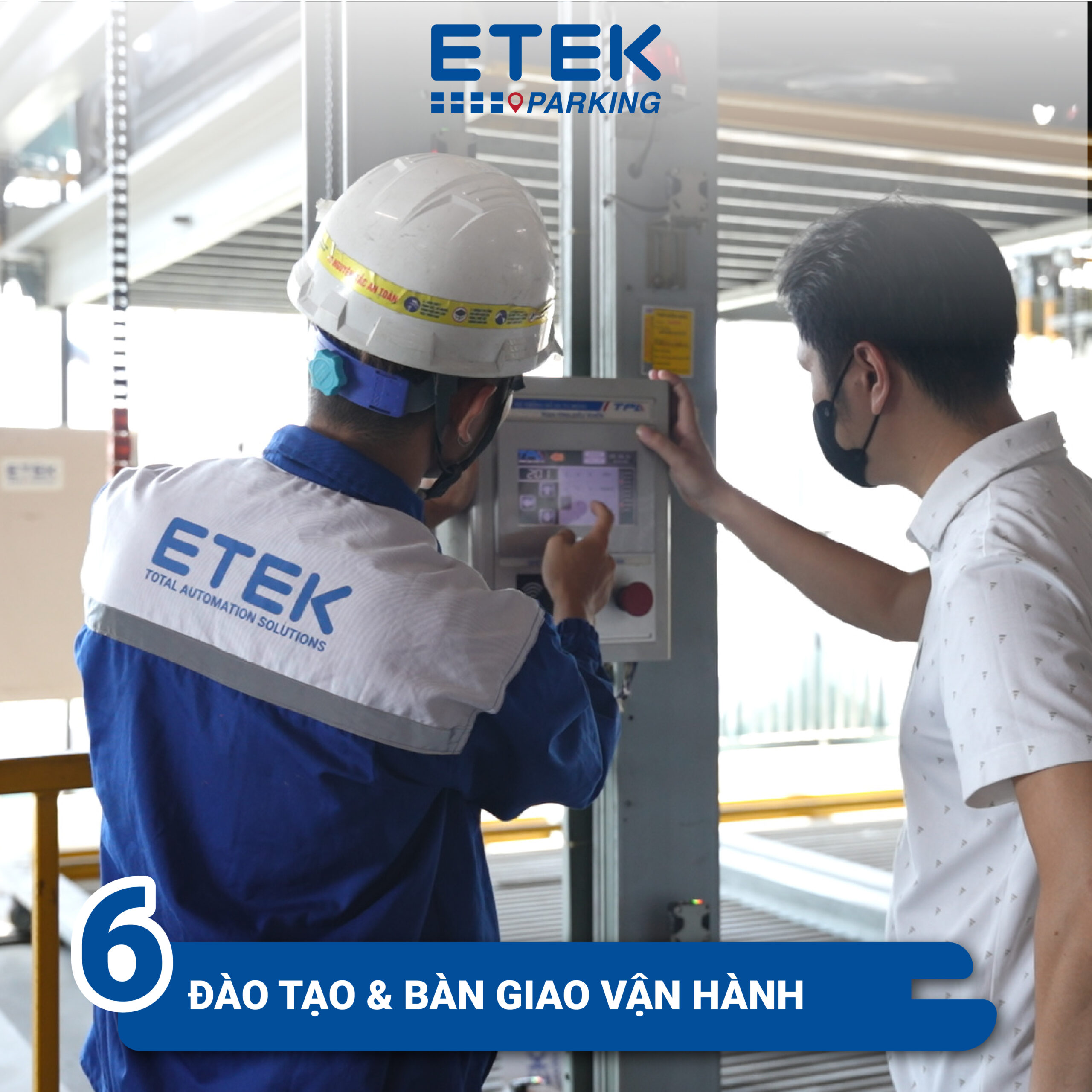 lắp đặt bãi đỗ xe thông minh